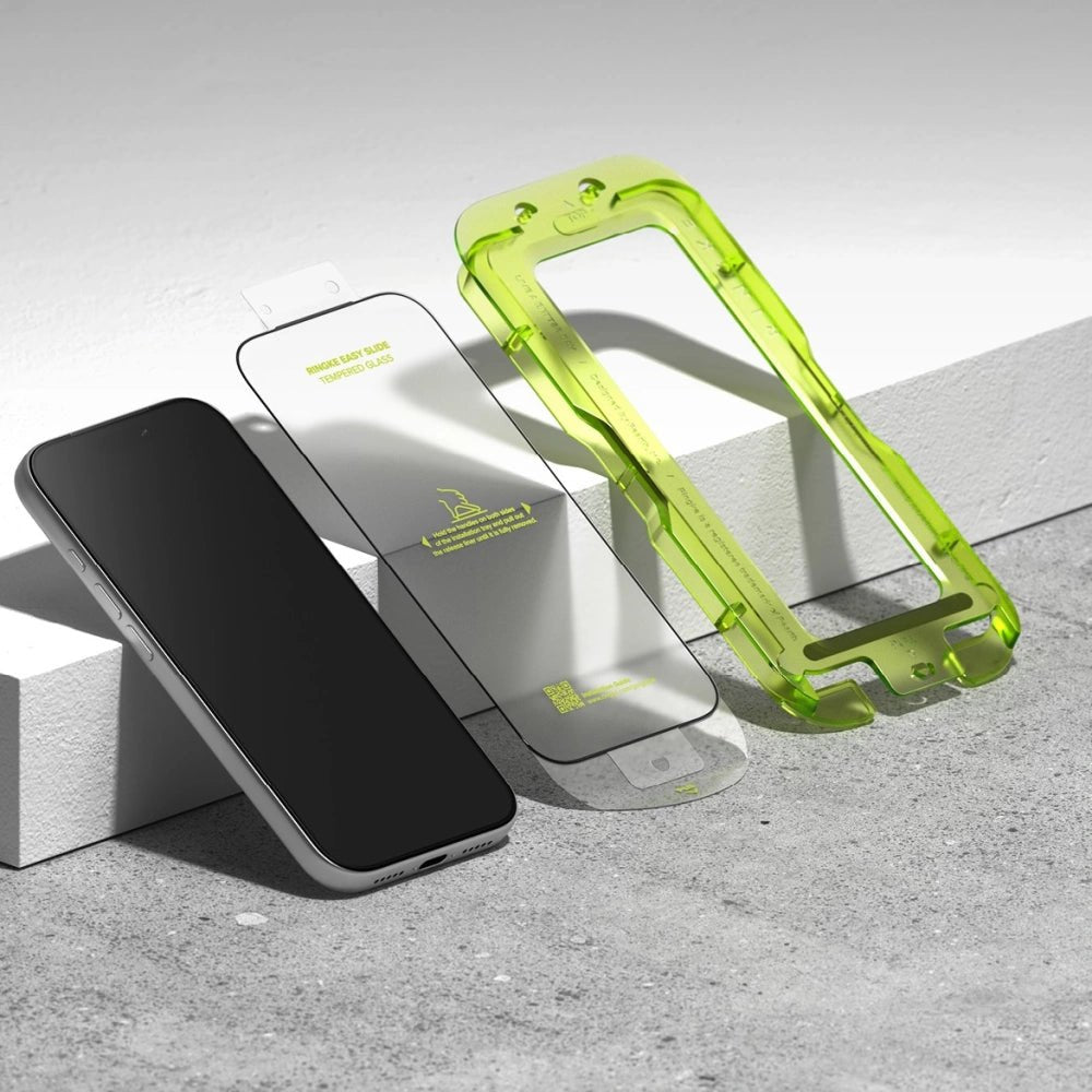 Ringke iPhone 17 Pro - Easy Slide - Case Friendly Αντιχαρακτικό Γυαλί Οθόνης - 2 Τεμάχια - Black