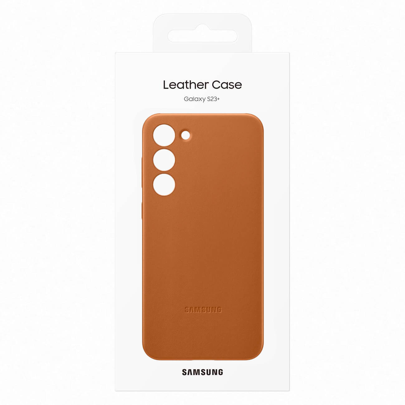 Samsung Genuine Leather Cover Samsung Galaxy S23+ Θήκη από Γνήσιο Δέρμα - Camel - EF - VS916LAEGWW