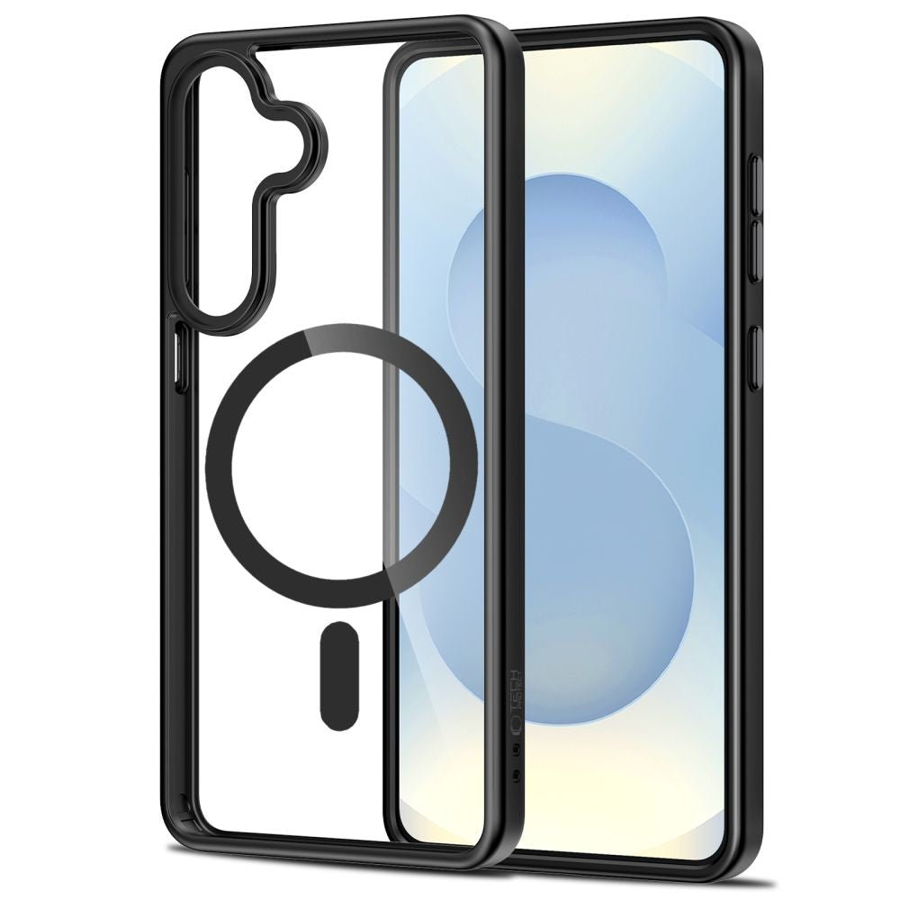 Tech - Protect Samsung Galaxy S26 Plus - Σκληρή Θήκη με Πλαίσιο Σιλικόνης και MagSafe - MagMat MagSafe - Clear / Black