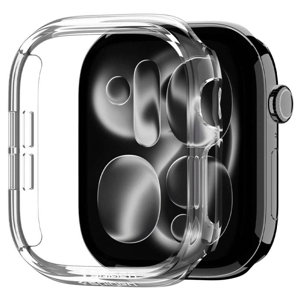 Spigen Θήκη Apple Watch 12 - 46mm Thin Fit - Crystal Clear