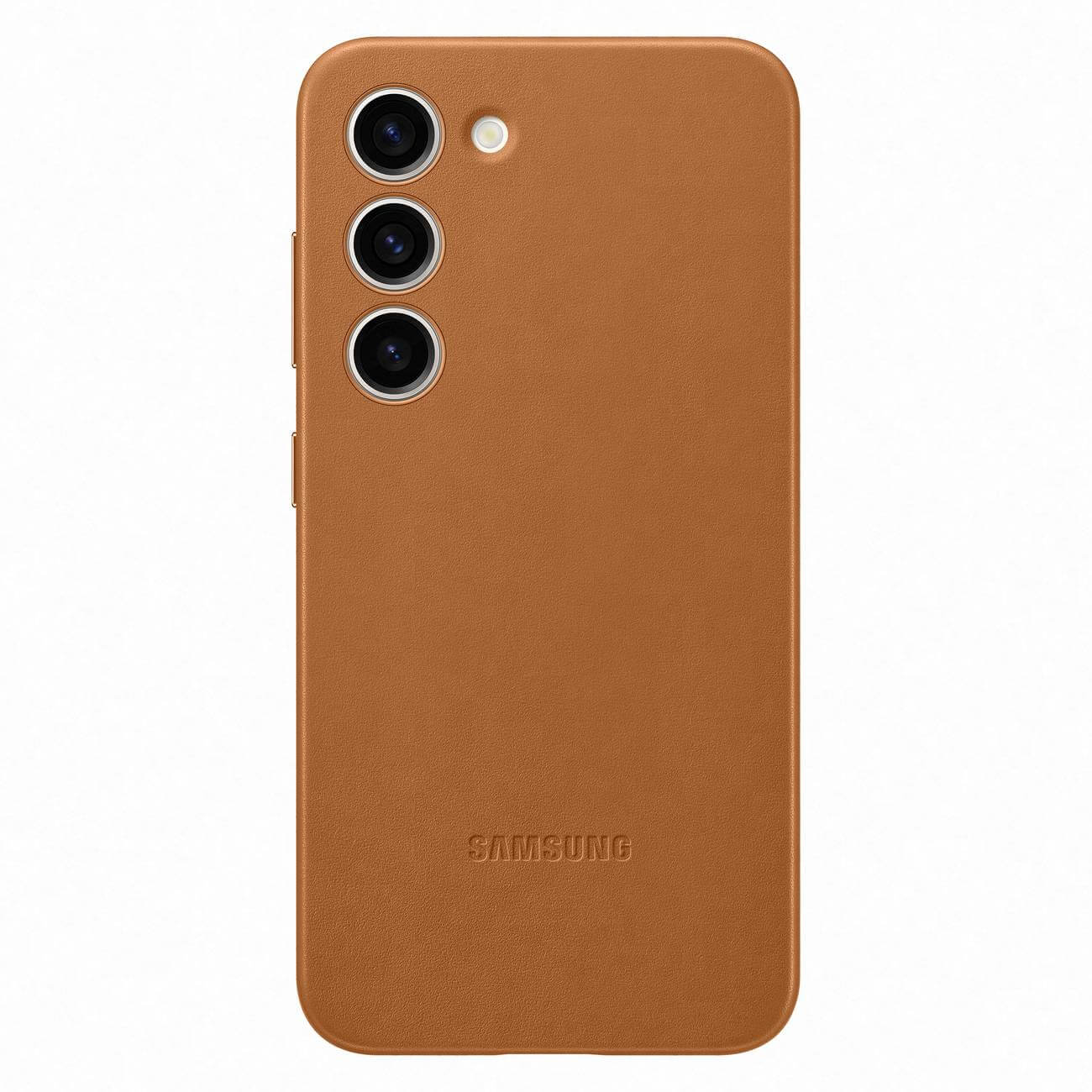 Samsung Genuine Leather Cover Samsung Galaxy S23 Θήκη από Γνήσιο Δέρμα - Camel - EF - VS911LAEGWW