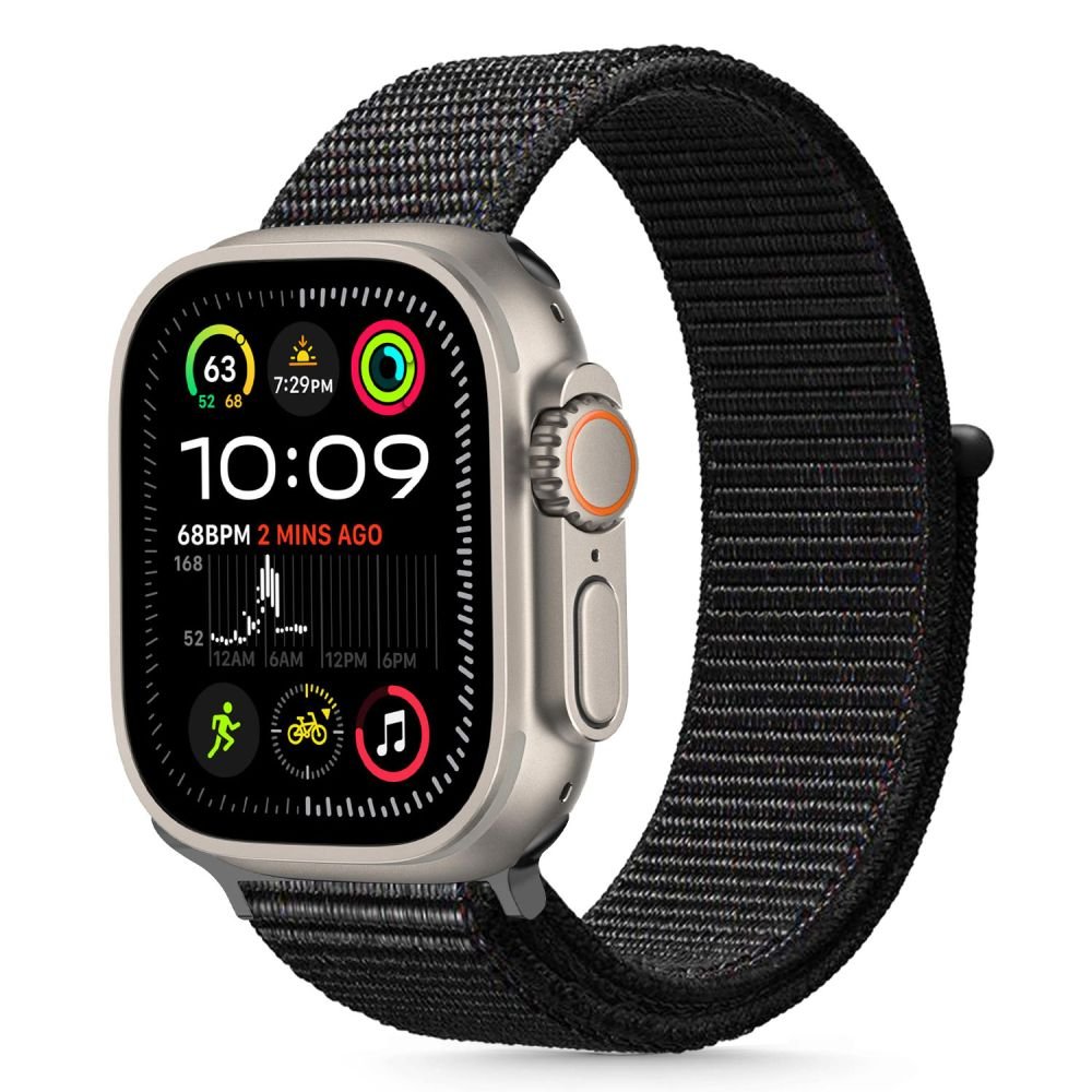 Tech - Protect Λουράκι Apple Watch 8/9/10/11 - SE (1/2/3) - Ultra (1/2/3) – 44/45/46/49mm Nylon - Black