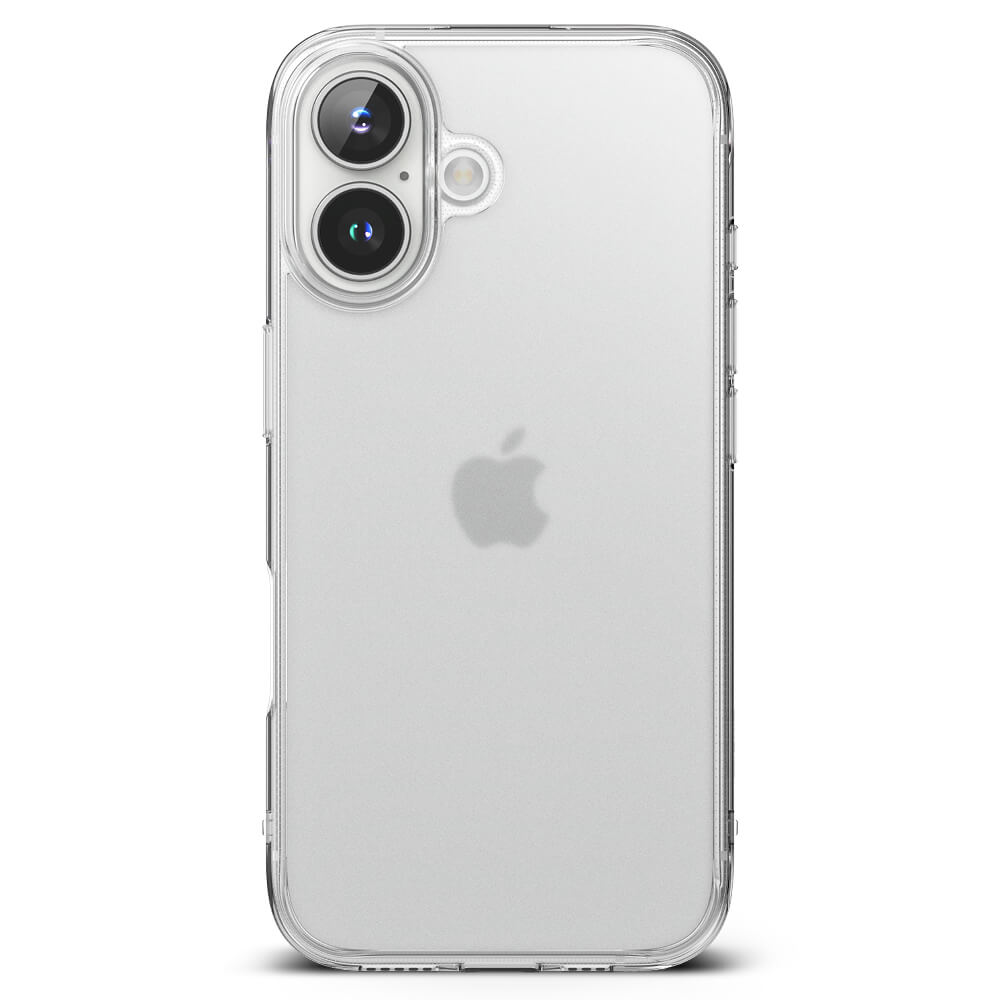 Ringke iPhone 16 Fusion Σκληρή Θήκη με Πλαίσιο Σιλικόνης - Ματ Διάφανη