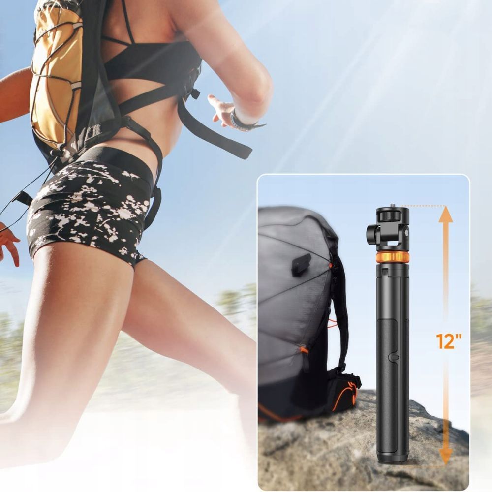 Tech - Protect L03S Ασύρματο Selfie Stick Τρίποδο με Τηλεχειριστήριο Bluetooth - White