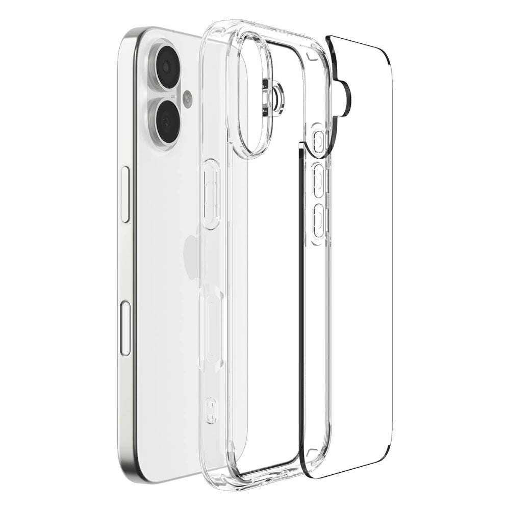 Spigen iPhone 17 - Ultra Hybrid - Σκληρή Θήκη με Πλαίσιο Σιλικόνης - Crystal Clear