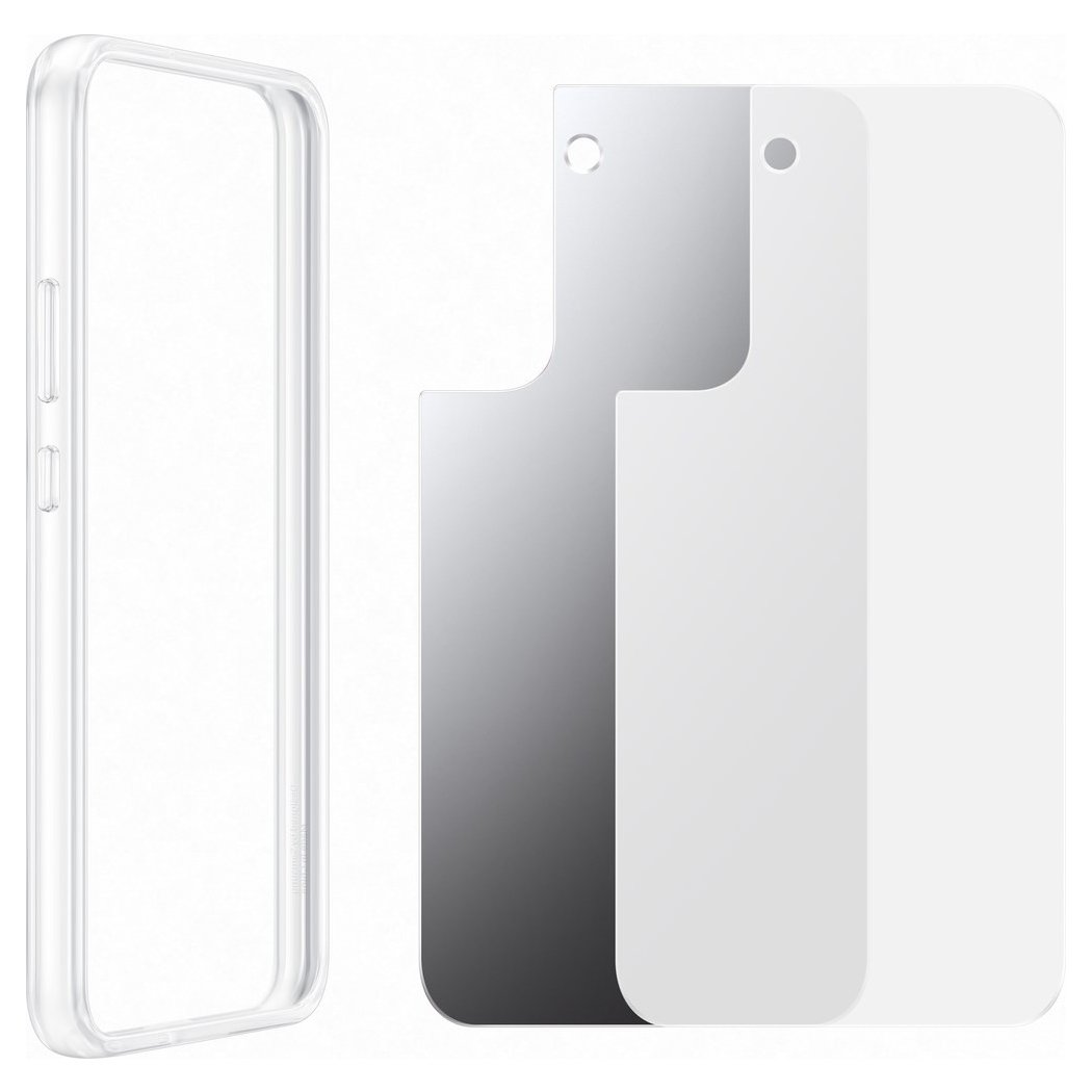 Samsung Frame Cover Samsung Galaxy S22 Plus Σκληρή Θήκη με Πλαίσιο Σιλικόνης - Διάφανη - EF - MS906CTEGWW