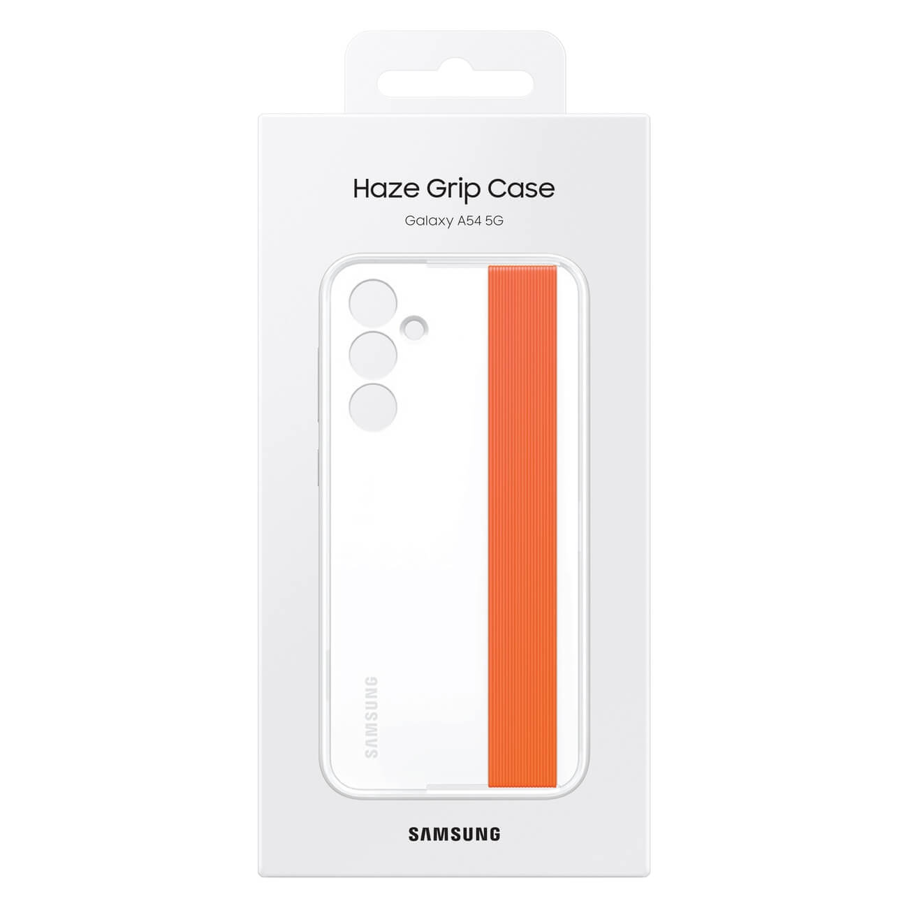 Samsung Haze Grip Samsung Galaxy A54 5G Θήκη Σιλικόνης με Αποσπώμενο Ιμάντα - White - EF - XA546CWEGWW