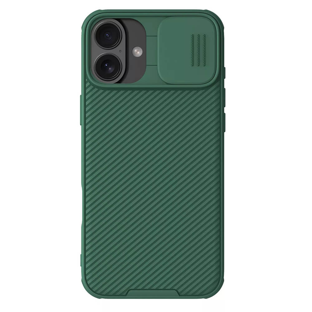 Nillkin iPhone 16 Plus CamShield Pro Σκληρή Θήκη με Κάλυμμα για την Κάμερα - Green