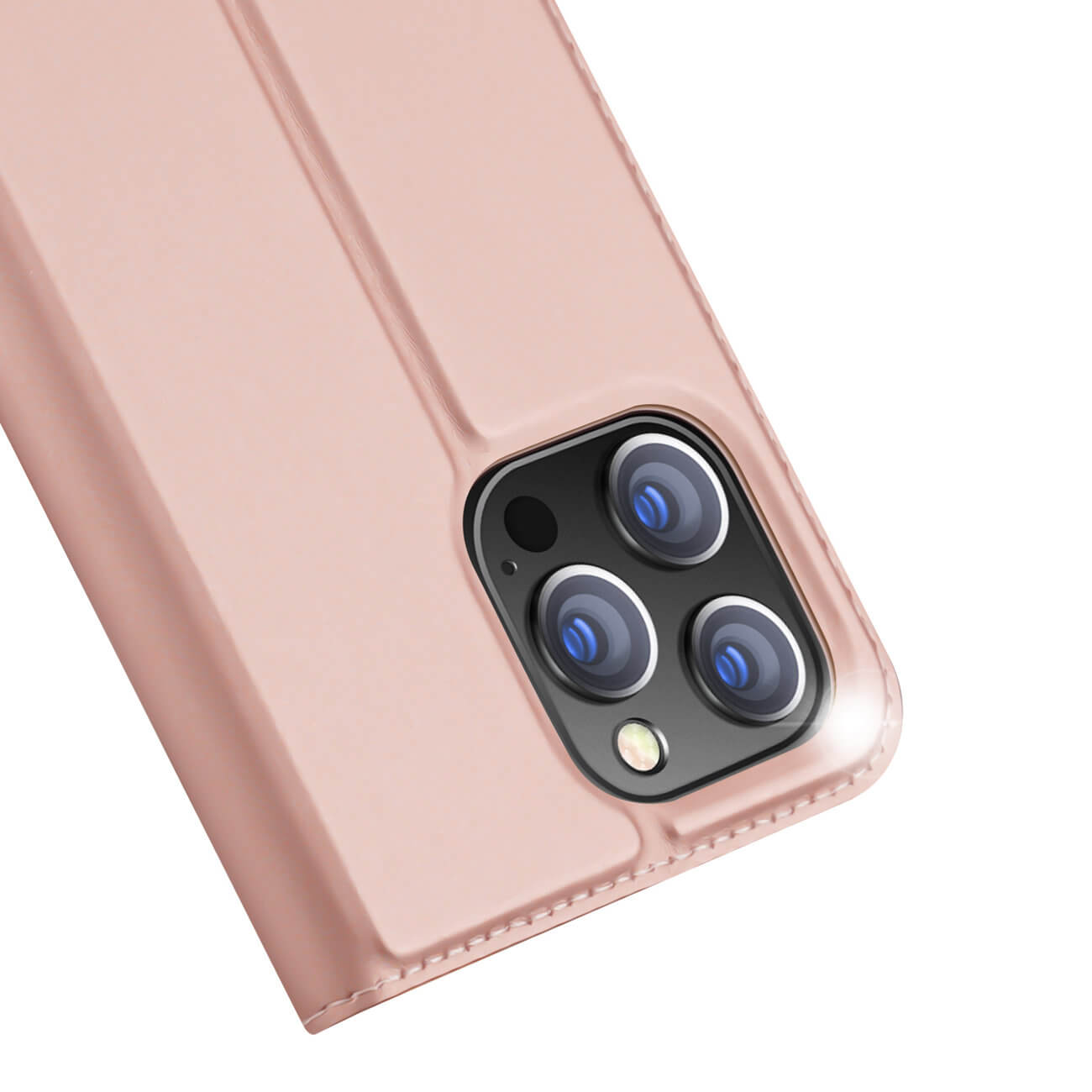 Dux Ducis iPhone 14 Pro Flip Stand Case Θήκη Βιβλίο - Rose Gold