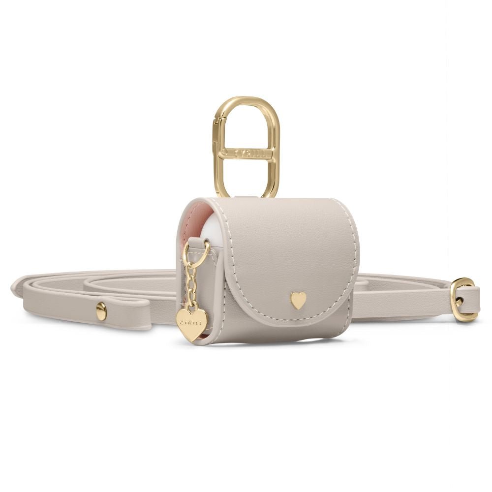 Spigen AirPods 4 Θήκη από Συνθετικό Δέρμα - Cyrill Mini Bag - Dark Beige