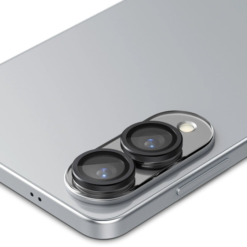 Spigen Samsung Galaxy S25 Edge - Optik Pro Glas.TR EZ Fit Αντιχαρακτικό Γυαλί για την Κάμερα - 2 Τεμάχια - Black