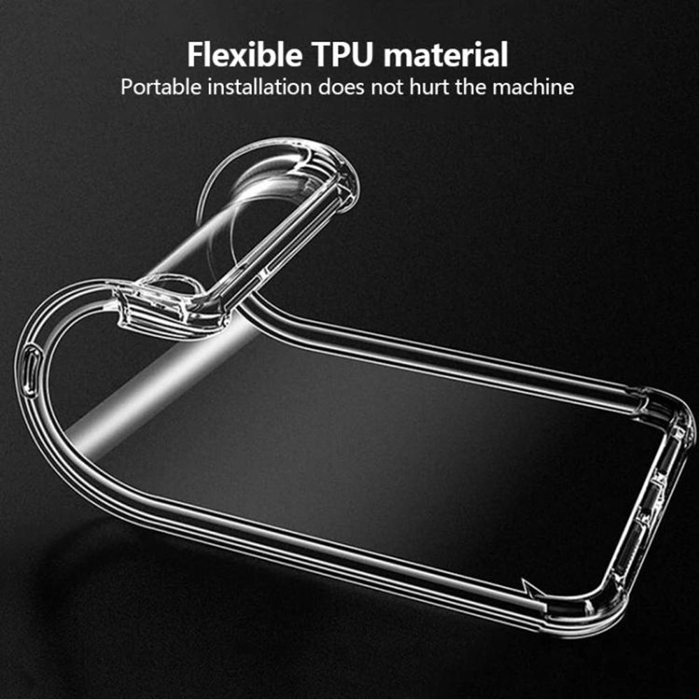 Techsuit Samsung Galaxy S26 FE / S25 FE - Θήκη Σιλικόνης με Ενισχυμένες Γωνίες - Shockproof Clear Silicone - Clear