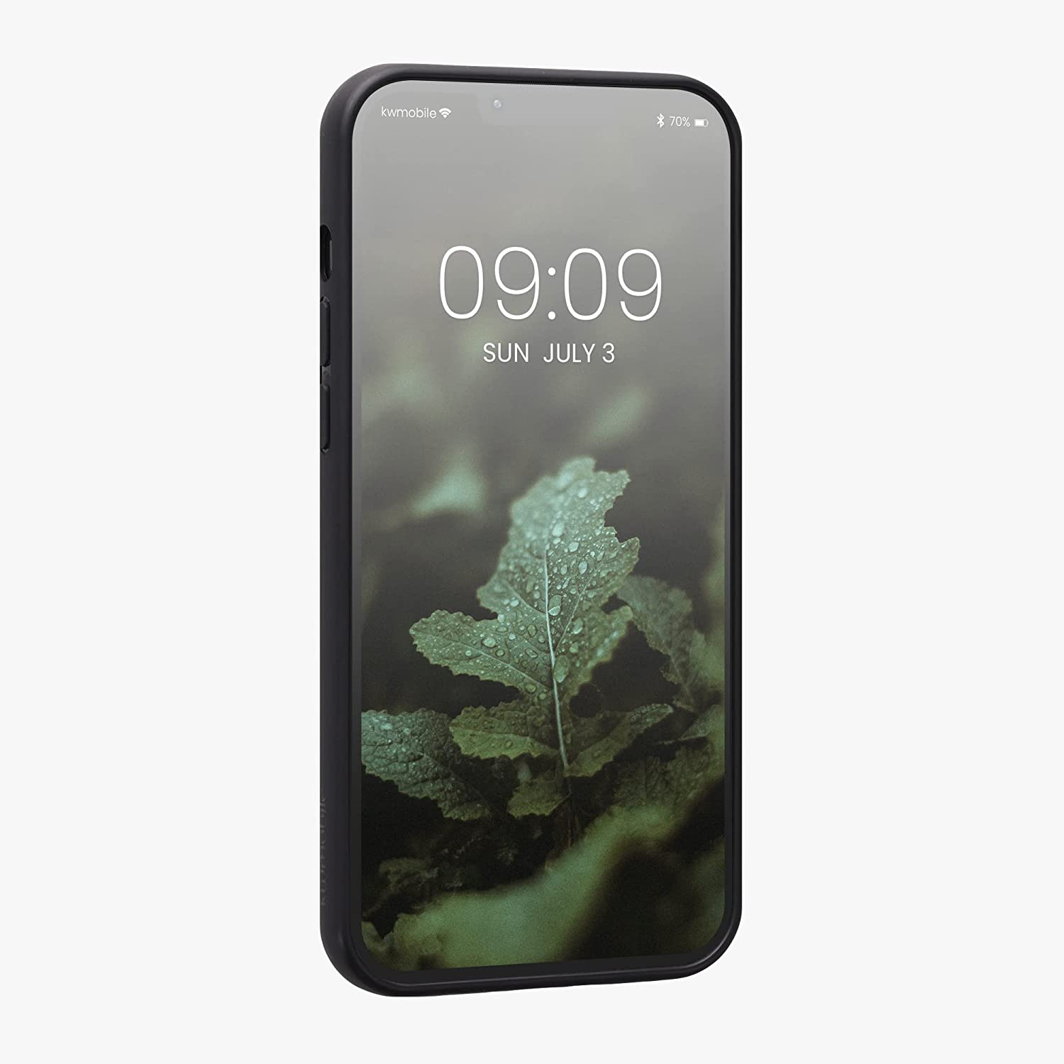 KW iPhone 14 Plus Θήκη από Φυσικό Ξύλο - Dark Brown - 59121.18