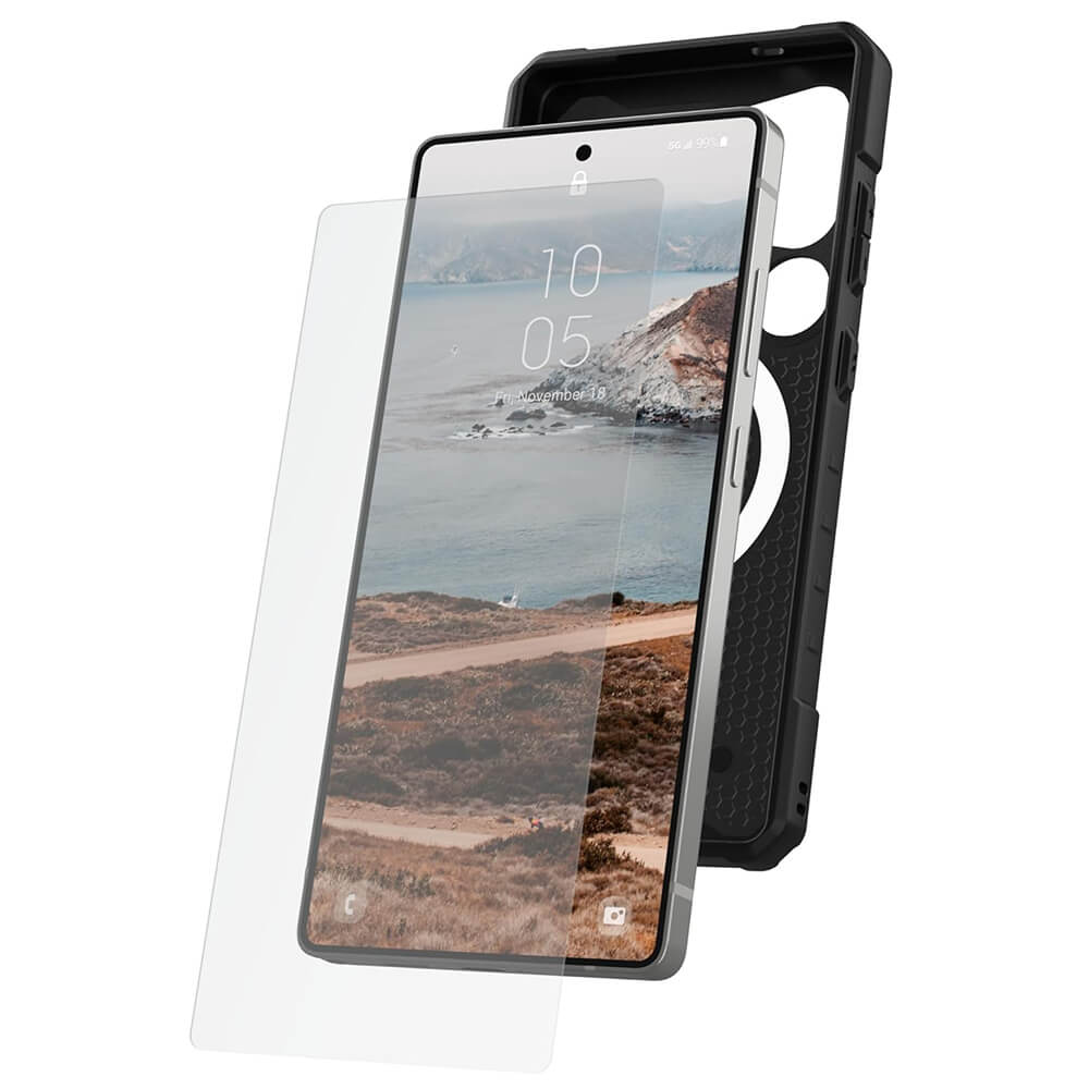 UAG Samsung Galaxy S25 Ultra Glass Shield 9H Αντιχαρακτικό Γυαλί Οθόνης με Κιτ Εγκατάστασης - Clear