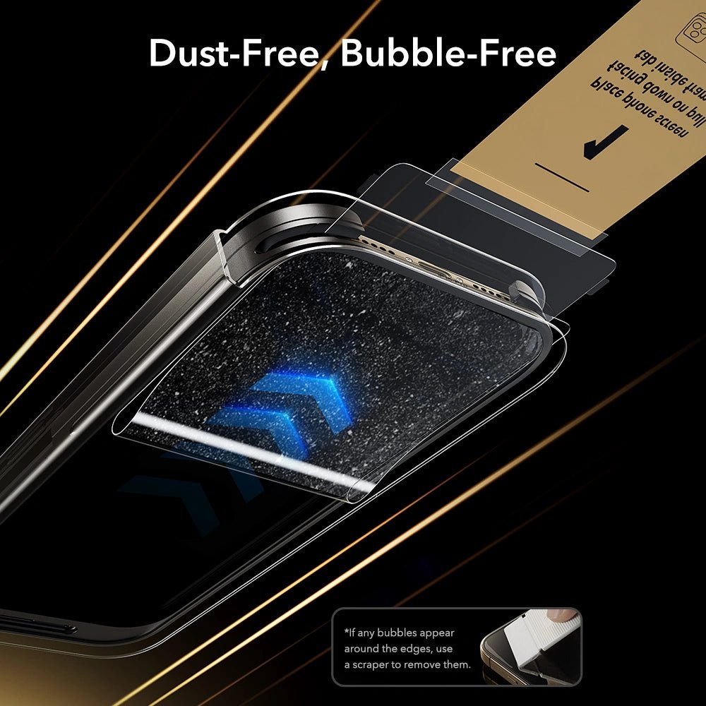 ESR iPhone 17 Pro - UltraFit Armorite Pro - Full Screen Αντιχαρακτικό Γυαλί Οθόνης - Black