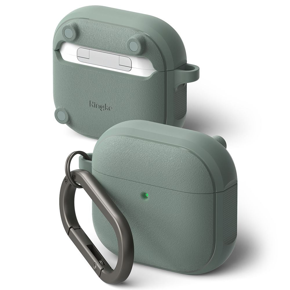 Ringke AirPods 4 Θήκη Σιλικόνης με MagSafe - Onyx Magnetic - Sage Green