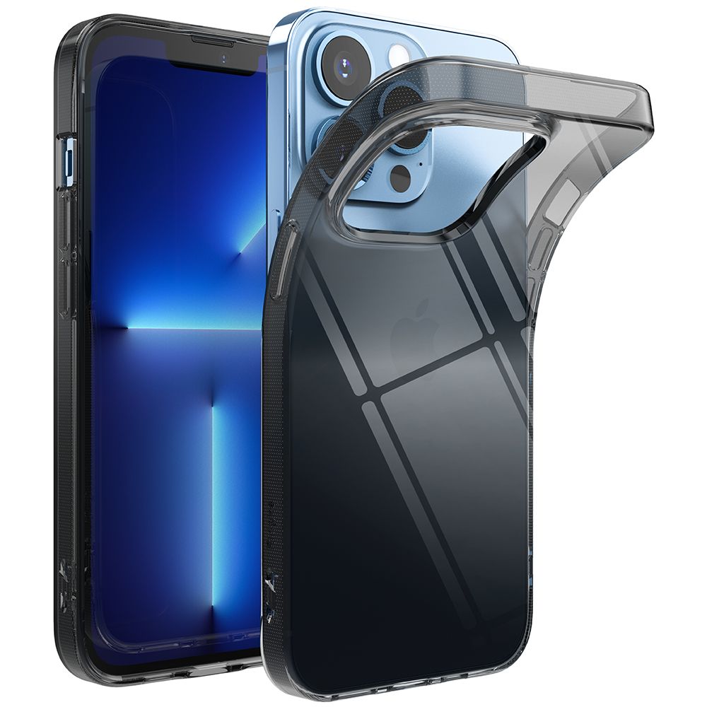 Ringke iPhone 13 Pro Air Ultra - Thin TPU Case Λεπτή Θήκη Σιλικόνης - Smoke Black / Διάφανη