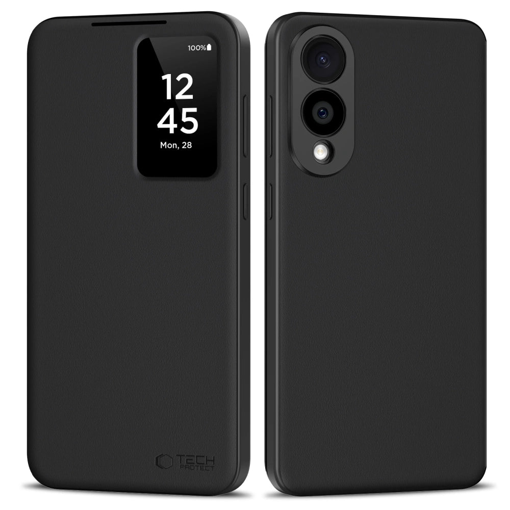 Tech - Protect Samsung Galaxy S25 Edge Smart Wallet - Θήκη με Θέση για 1 Κάρτα - Matte Black