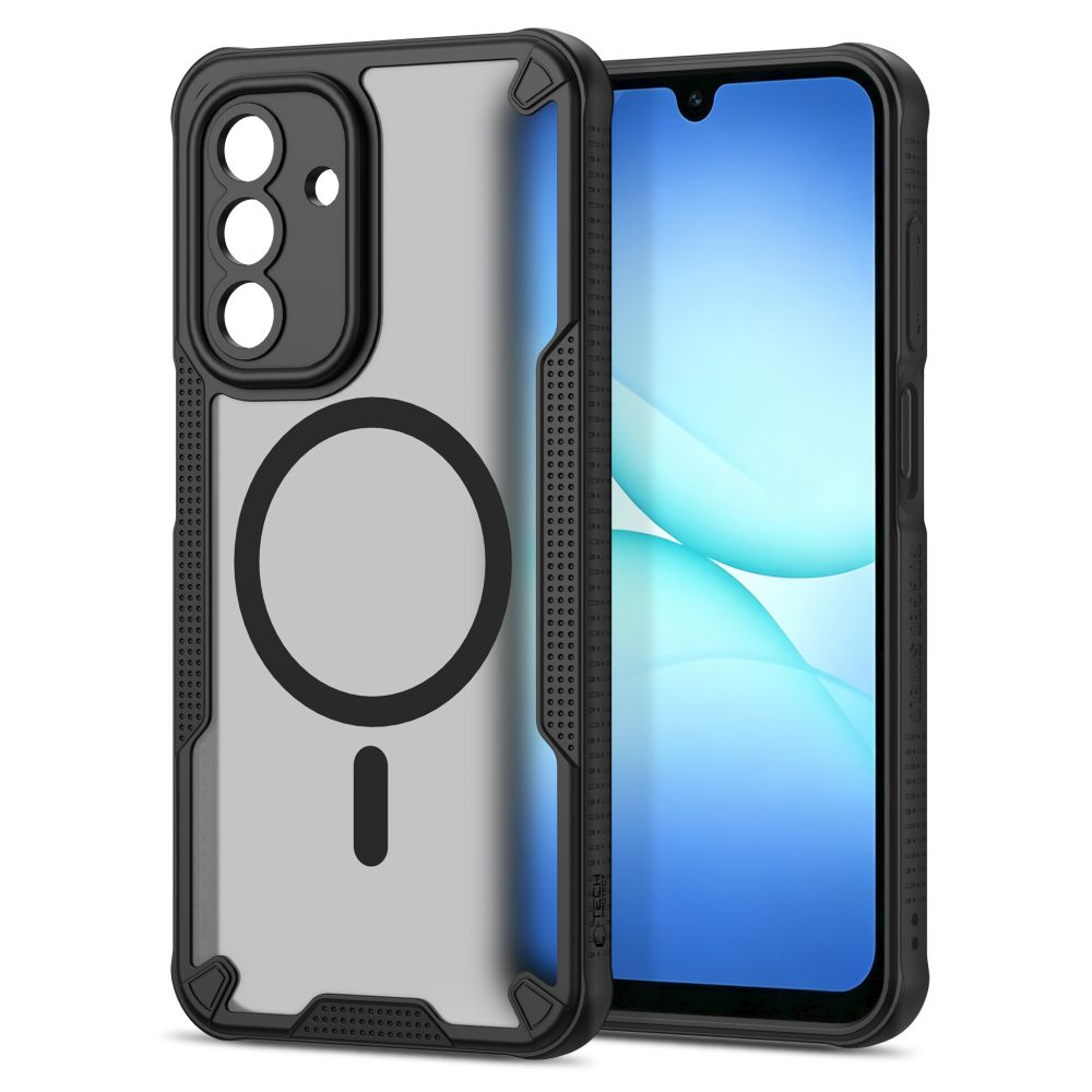 Tech-Protect Samsung Galaxy A17 4G / 5G / A18 4G / A26 4G / 5G - Σκληρή Θήκη με Πλαίσιο Σιλικόνης και MagSafe - Rugged Shield MagSafe - Matte Black