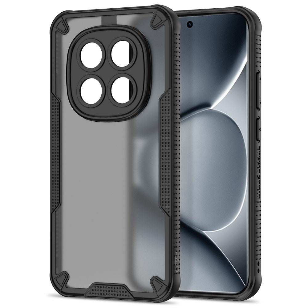 Tech - Protect Xiaomi Redmi Note 15 Pro+ 5G / Poco M8 Pro - Σκληρή Θήκη με Πλαίσιο Σιλικόνης - Rugged Shield - Matte Black
