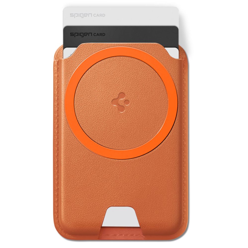 Spigen Valentinus MagSafe Universal Magnetic Card Holder - Card Holder - Brown