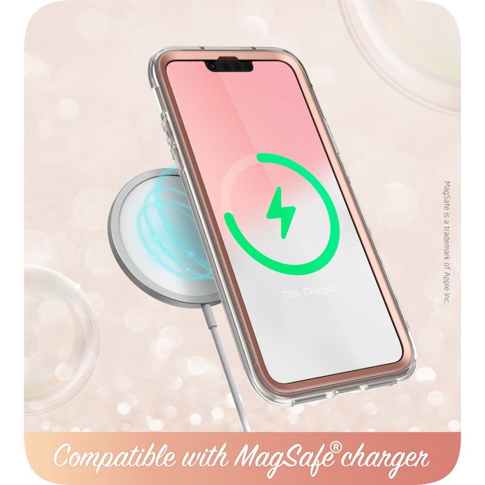 i - Blason iPhone 13 Pro Max Cosmo Σκληρή Θήκη με Πλαίσιο Σιλικόνης και Προστασία Οθόνης - Marble