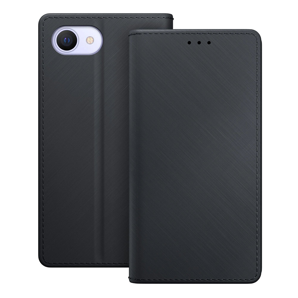 3MK iPhone 16e / 17e - Θήκη Πορτοφόλι Stand από Δερματίνη - Wallet Case - Black