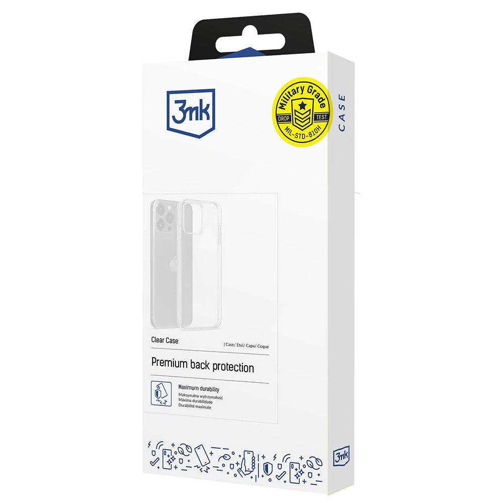 3MK iPhone 16e / iPhone 17e Θήκη Σιλικόνης TPU - Clear Case - Clear