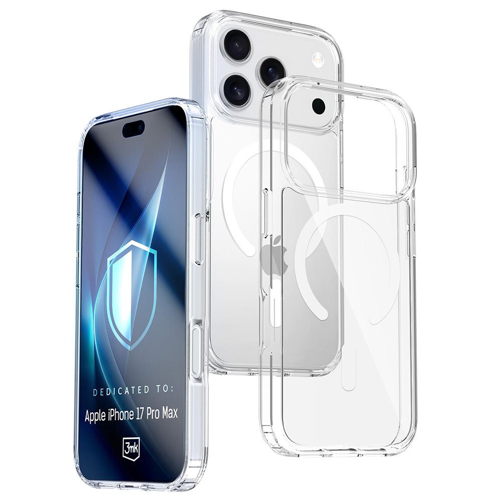 3MK iPhone 17 Pro Max Θήκη Σιλικόνης με MagSafe - Armor MagCase - Clear