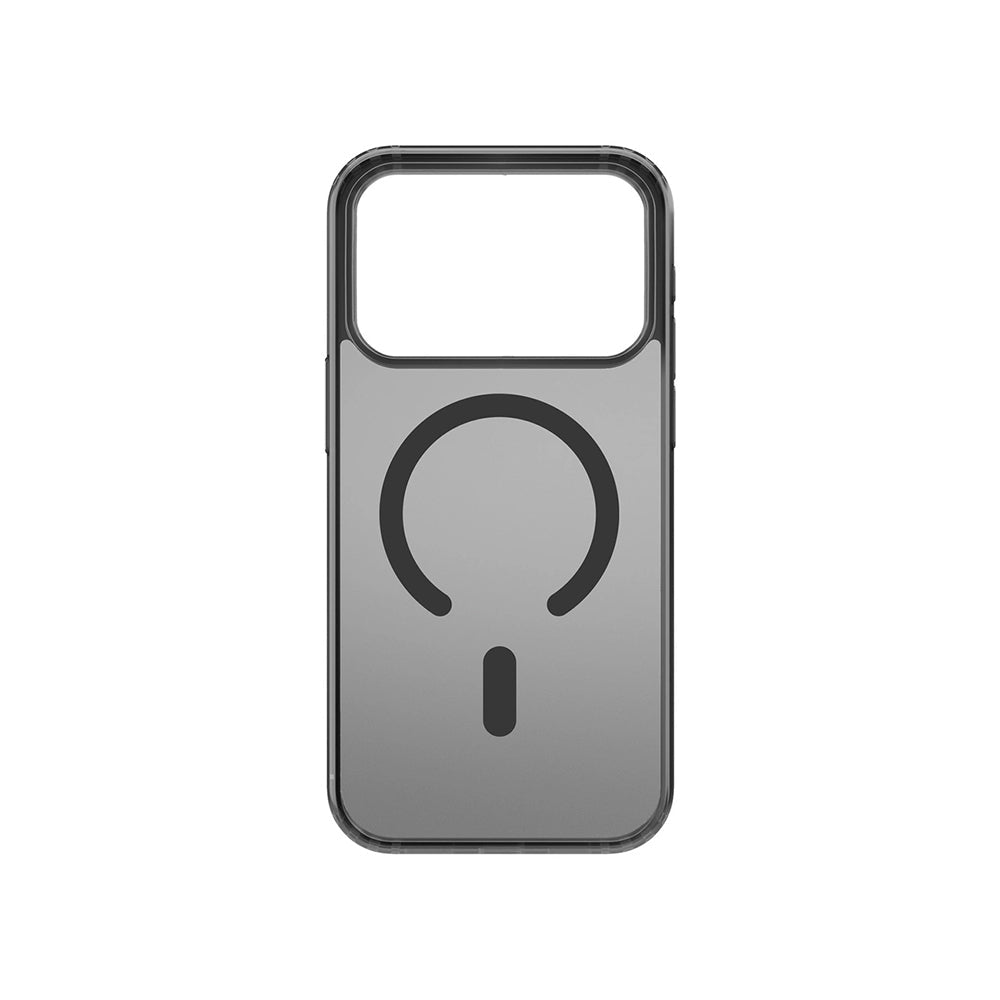 3MK iPhone 17 Pro Σκληρή Θήκη με Πλαίσιο Σιλικόνης και MagSafe - Frosty MagCase - Black
