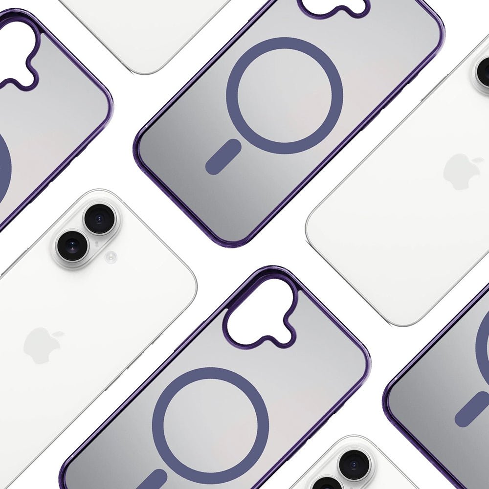 3MK iPhone 17 Σκληρή Θήκη με Πλαίσιο Σιλικόνης και MagSafe - Frosty MagCase - Purple