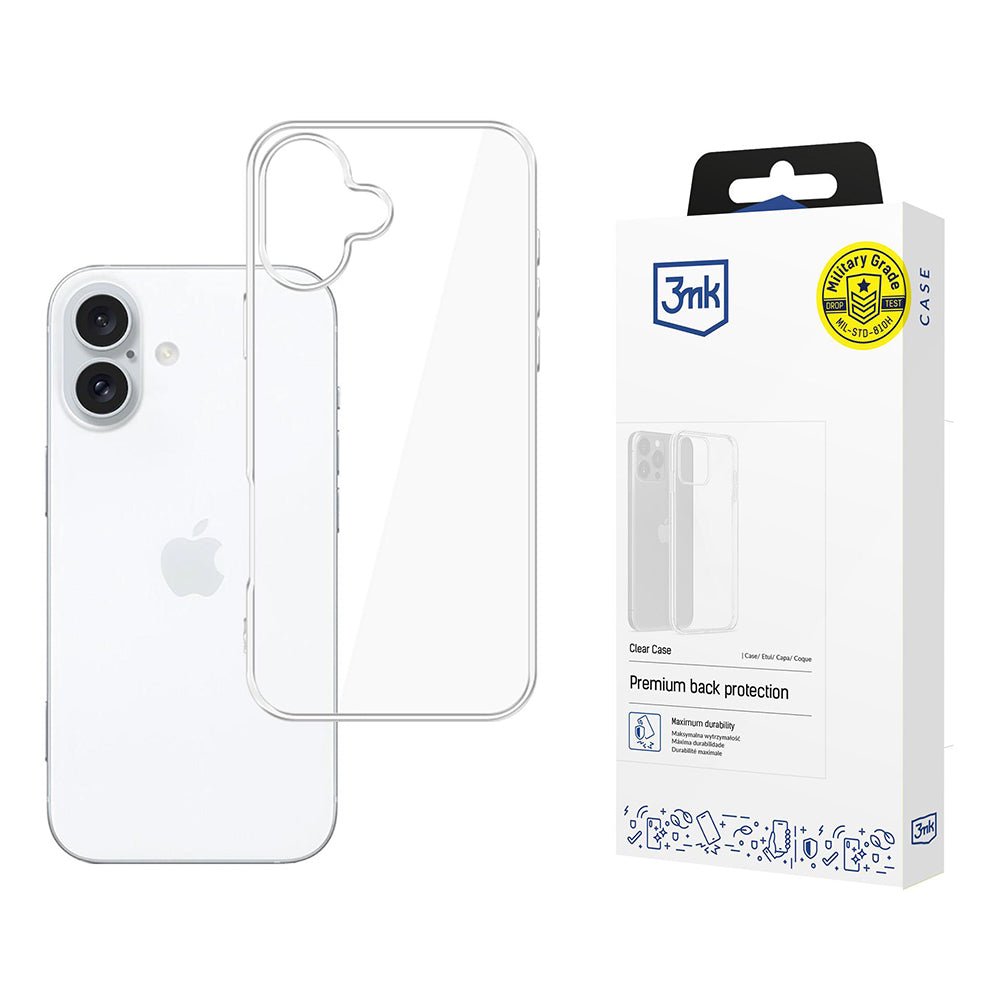 3MK iPhone 17 Θήκη Σιλικόνης TPU - Clear Case - Clear