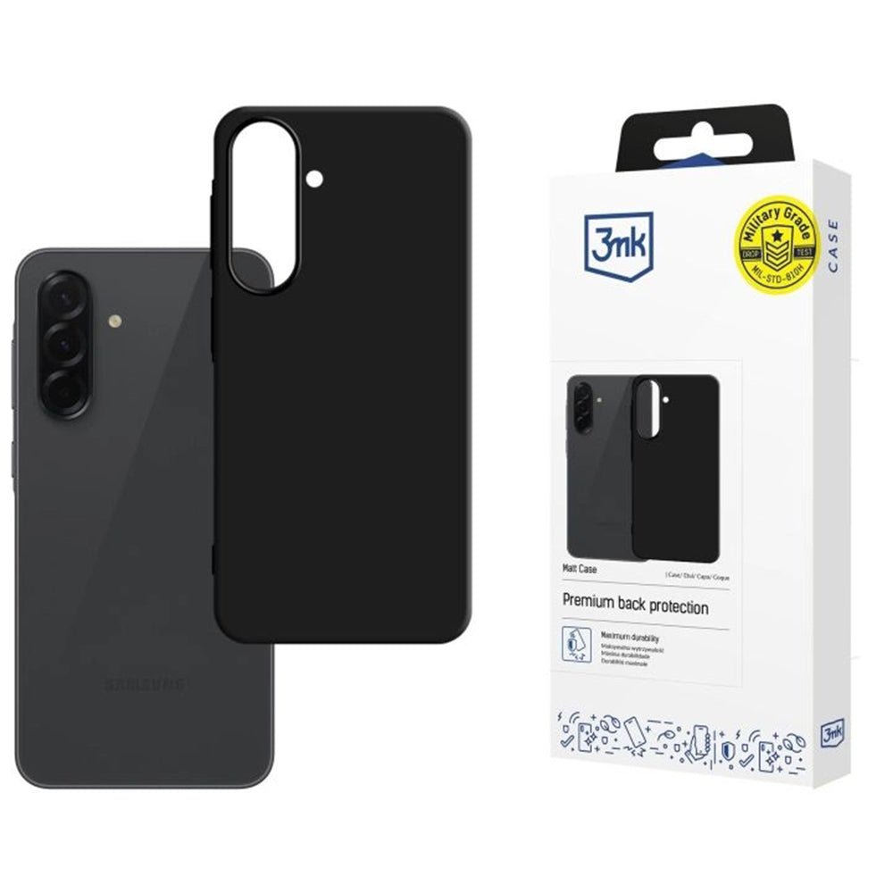 3MK Samsung Galaxy A57 5G Θήκη Σιλικόνης TPU - Matt Case - Black
