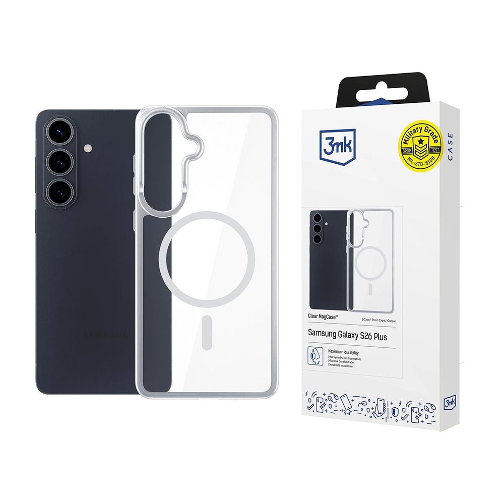 3MK Samsung Galaxy S26 Plus Θήκη Σιλικόνης με MagSafe - Armor MagCase - Clear