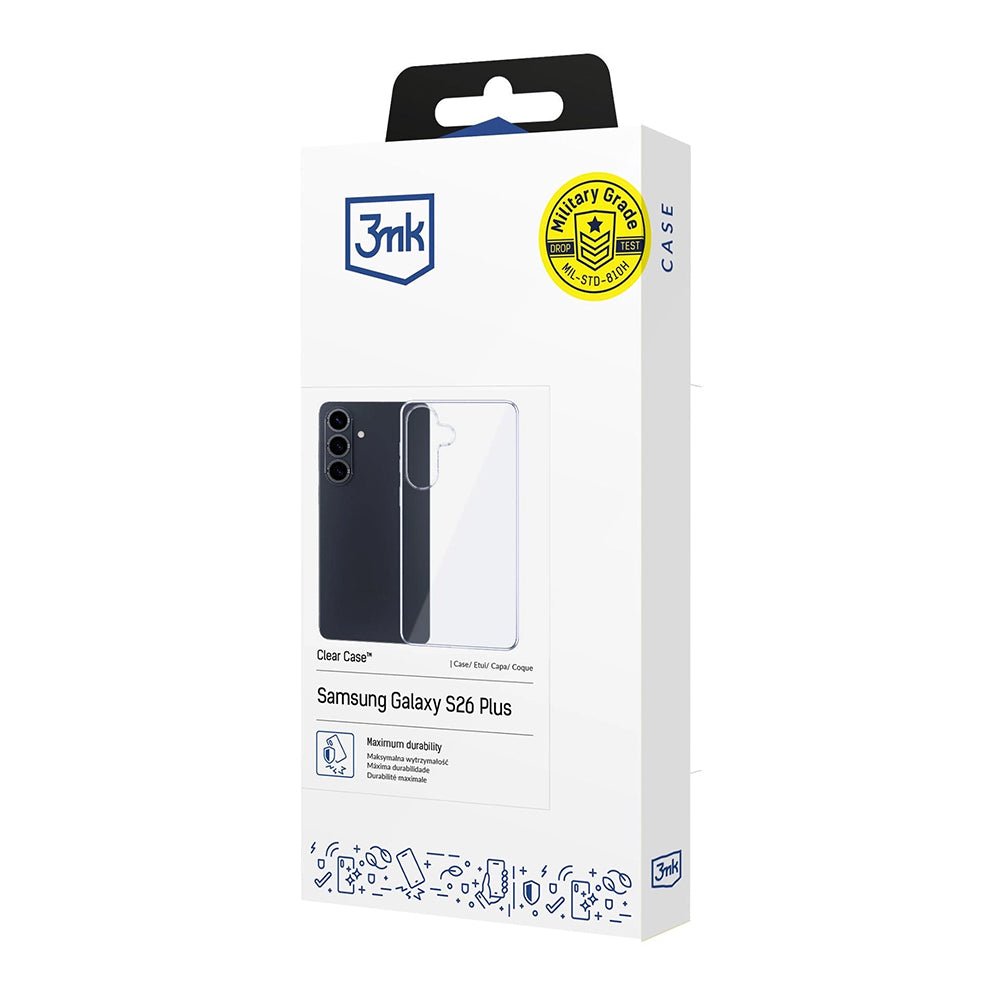 3MK Samsung Galaxy S26 Plus Θήκη Σιλικόνης TPU - Clear Case - Clear