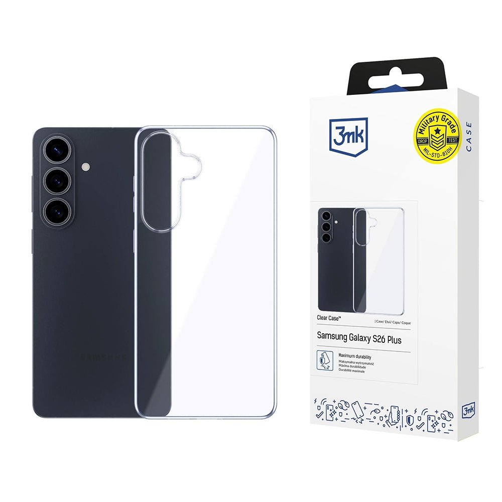 3MK Samsung Galaxy S26 Plus Θήκη Σιλικόνης TPU - Clear Case - Clear