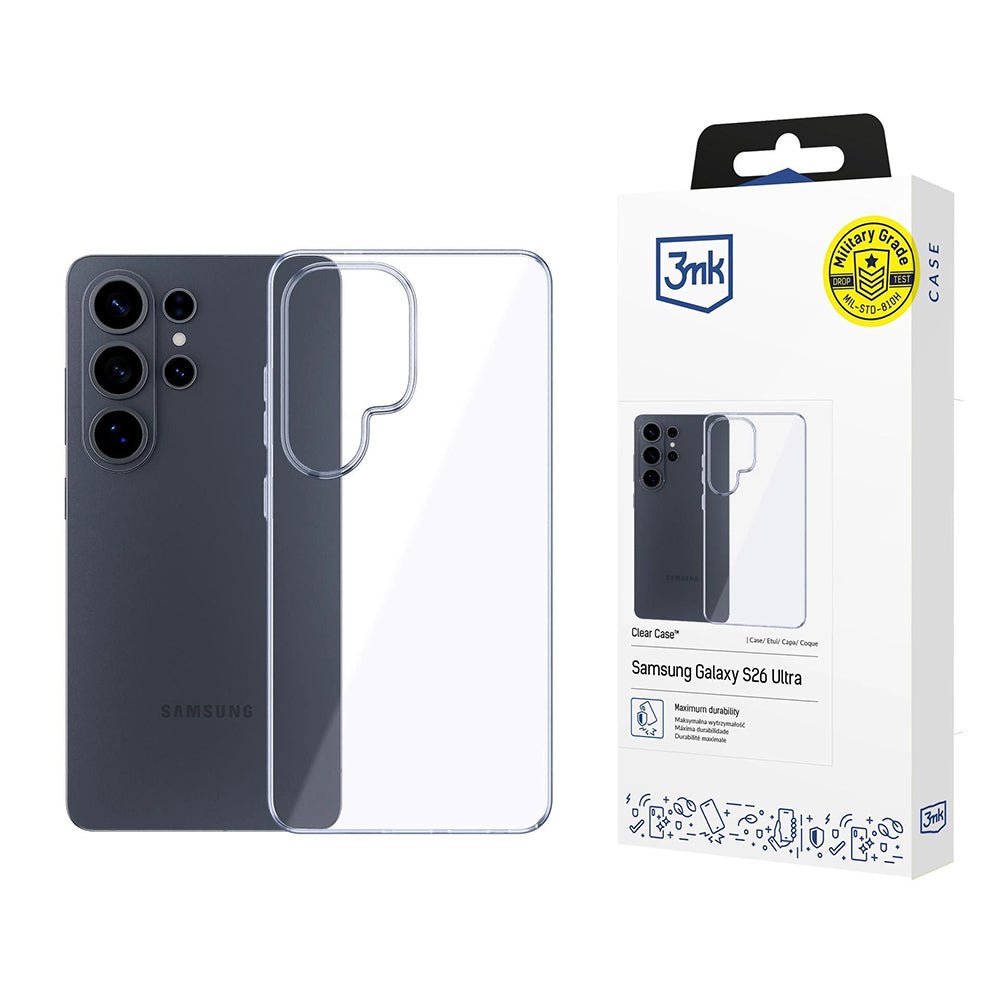 3MK Samsung Galaxy S26 Ultra Θήκη Σιλικόνης TPU - Clear Case - Clear
