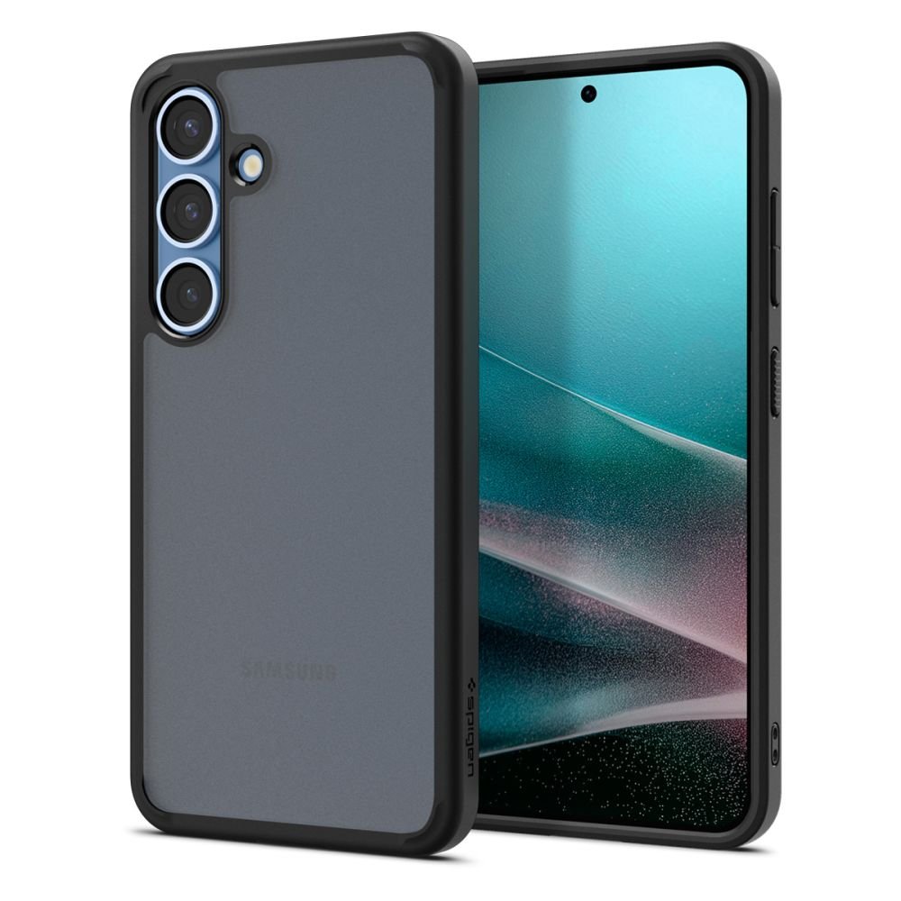 Spigen Samsung Galaxy S25 - Σκληρή Θήκη με Πλαίσιο Σιλικόνης Ultra Hybrid - Frost Black