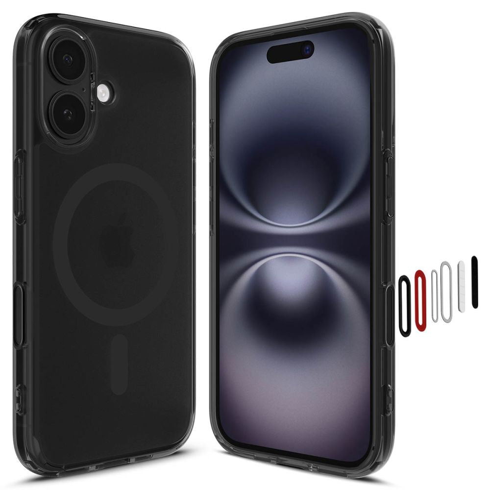 Spigen iPhone 16 Ultra Hybrid T Mag Σκληρή Θήκη με Πλαίσιο Σιλικόνης με MagSafe - Frost Black