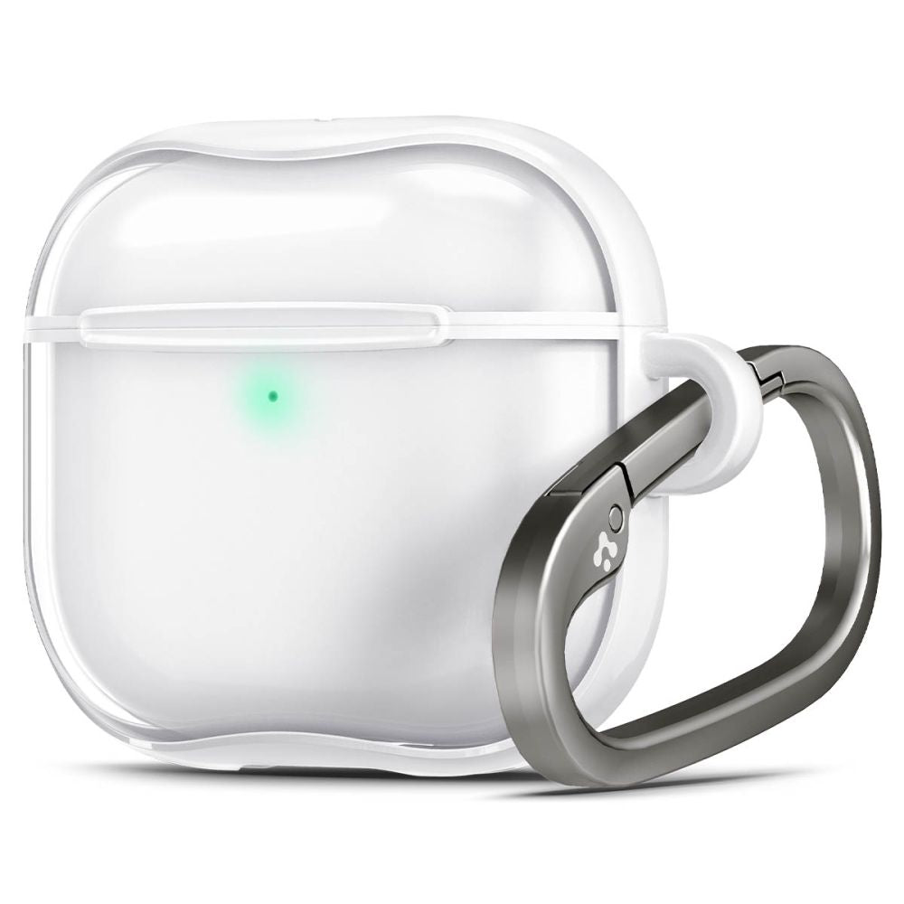 Spigen AirPods 4 Θήκη από Σκληρό Πλαστικό και Σιλικόνη - Ultra Hybrid - Jet White