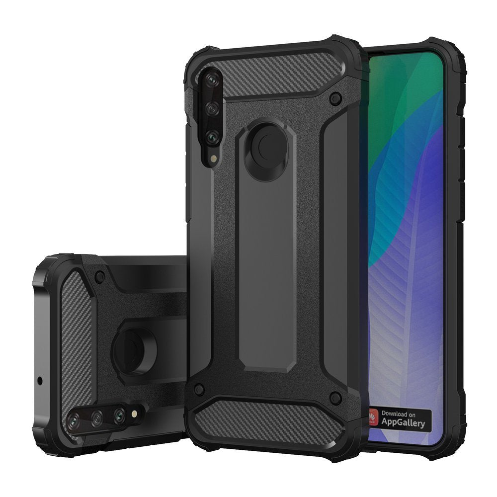 OEM Huawei Y6p Hybrid Rugged Armor Θήκη - Black