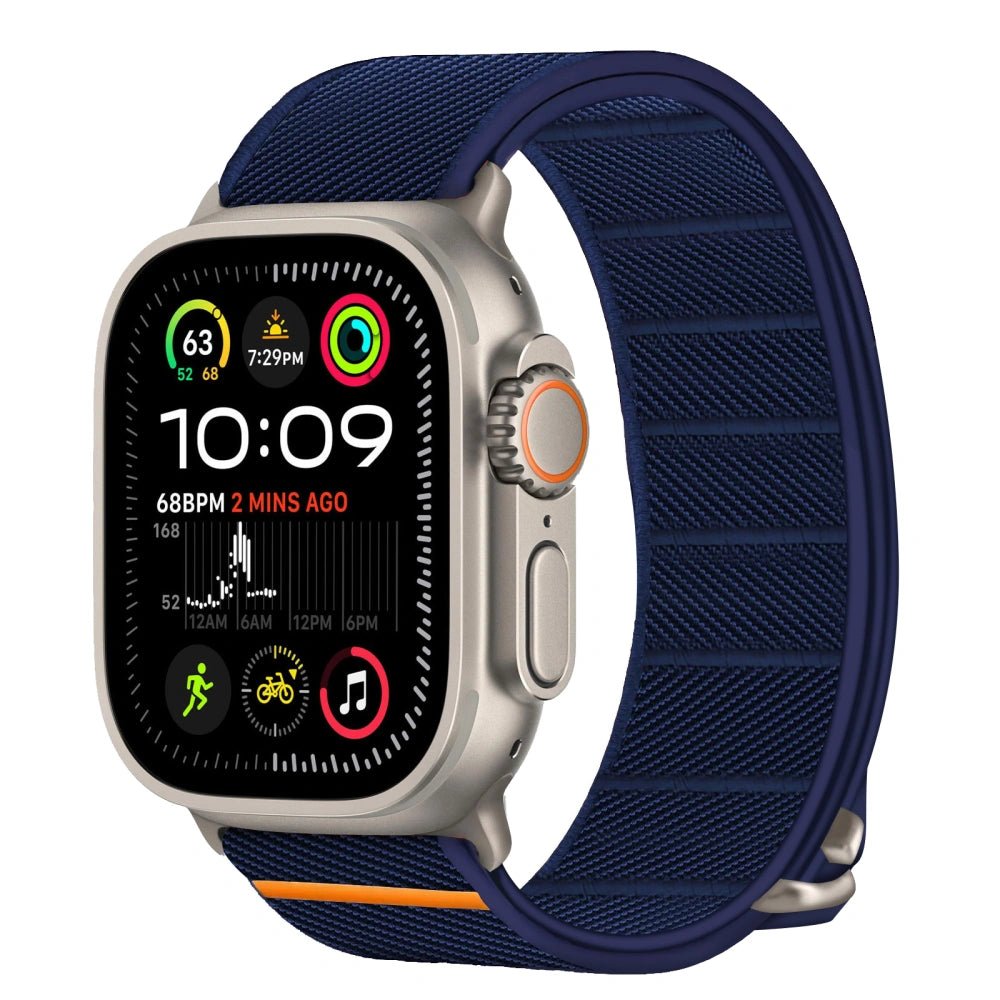 Tech - Protect Λουράκι Apple Watch 8/9/10/11 - SE (1/2/3) - Ultra (1/2/3) – 44/45/46/49mm Nylon Slip - Navy