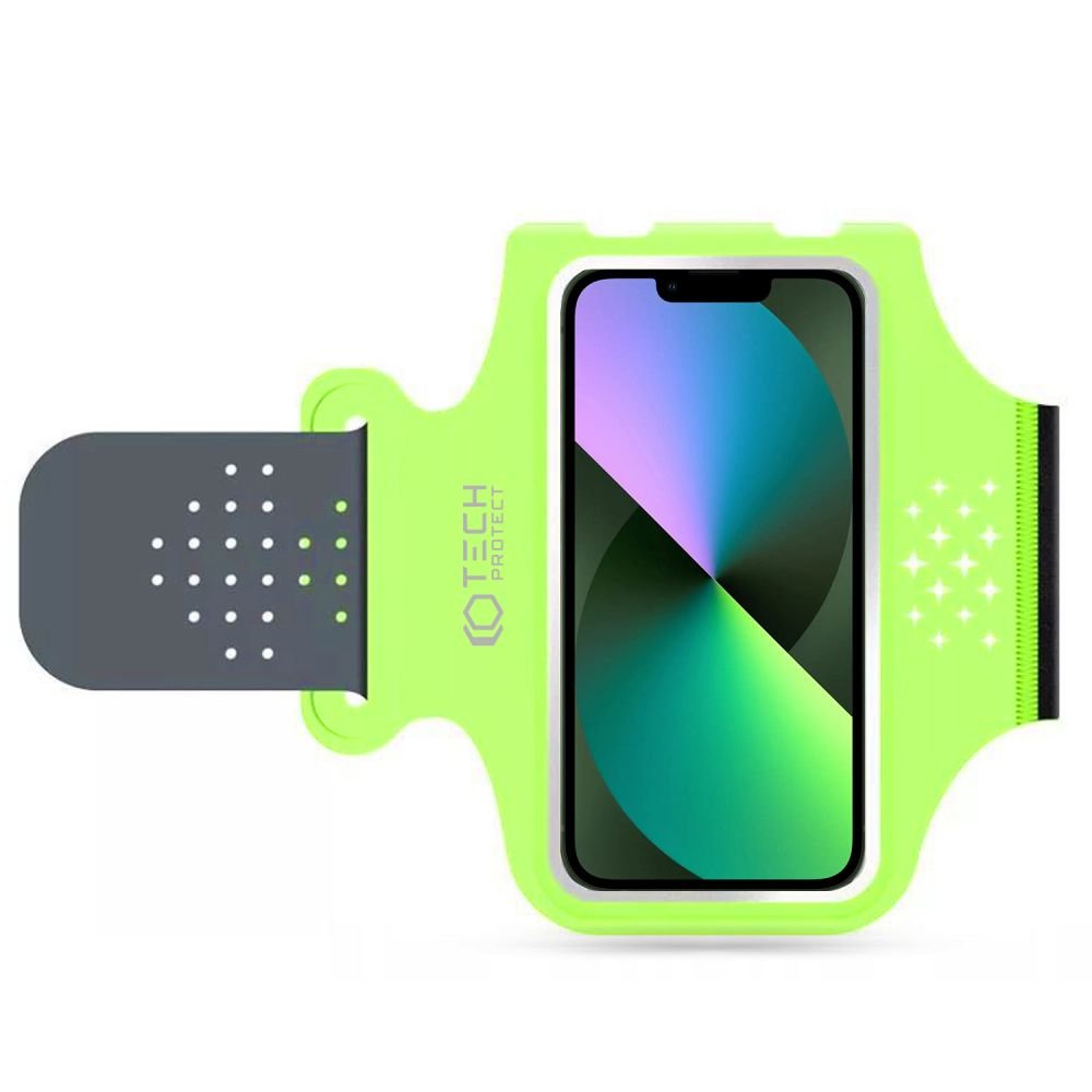 Tech - Protect M1 Universal Sport Armband - 148 x 81 mm - Green / Lime