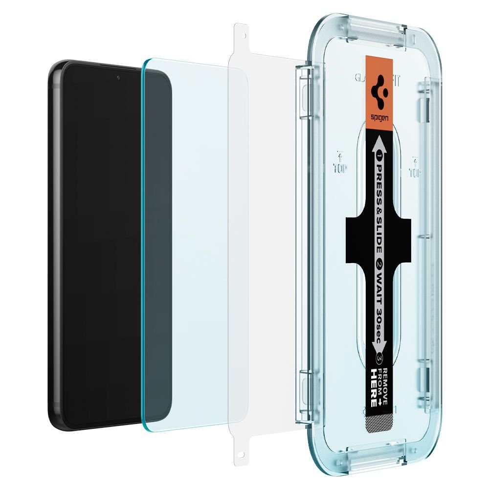 Spigen Samsung Galaxy S22 Plus Glas.TR EZ Fit 0.2mm 2.5D 9H Tempered Glass Αντιχαρακτικό Γυαλί Οθόνης - 2 Τεμάχια - Clear - AGL04145