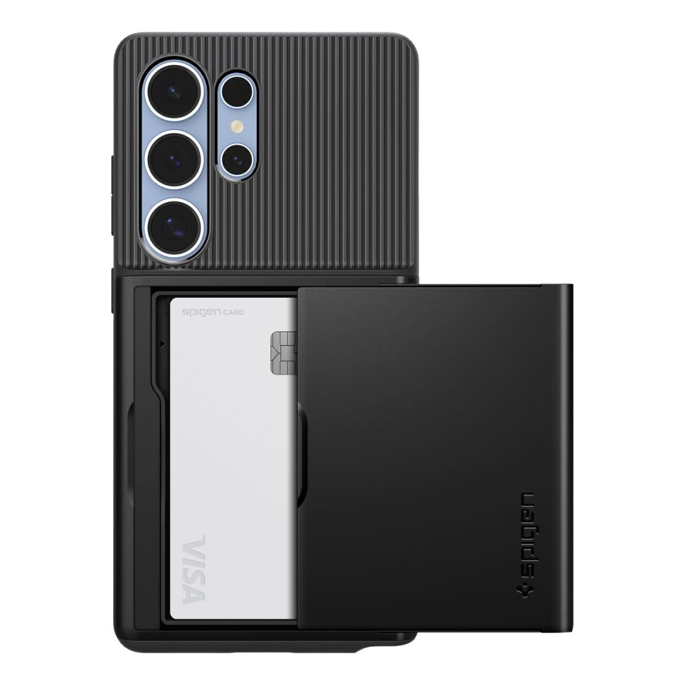 Spigen Samsung Galaxy S25 Ultra Slim Armor CS Σκληρή Θήκη με Υποδοχή για Κάρτα - Black