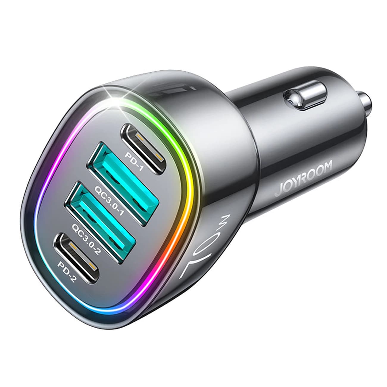 Joyroom JR - CL29 70W Φορτιστής Αυτοκινήτου με 2 Θύρες USB και 2 Θύρες Type - C - Black