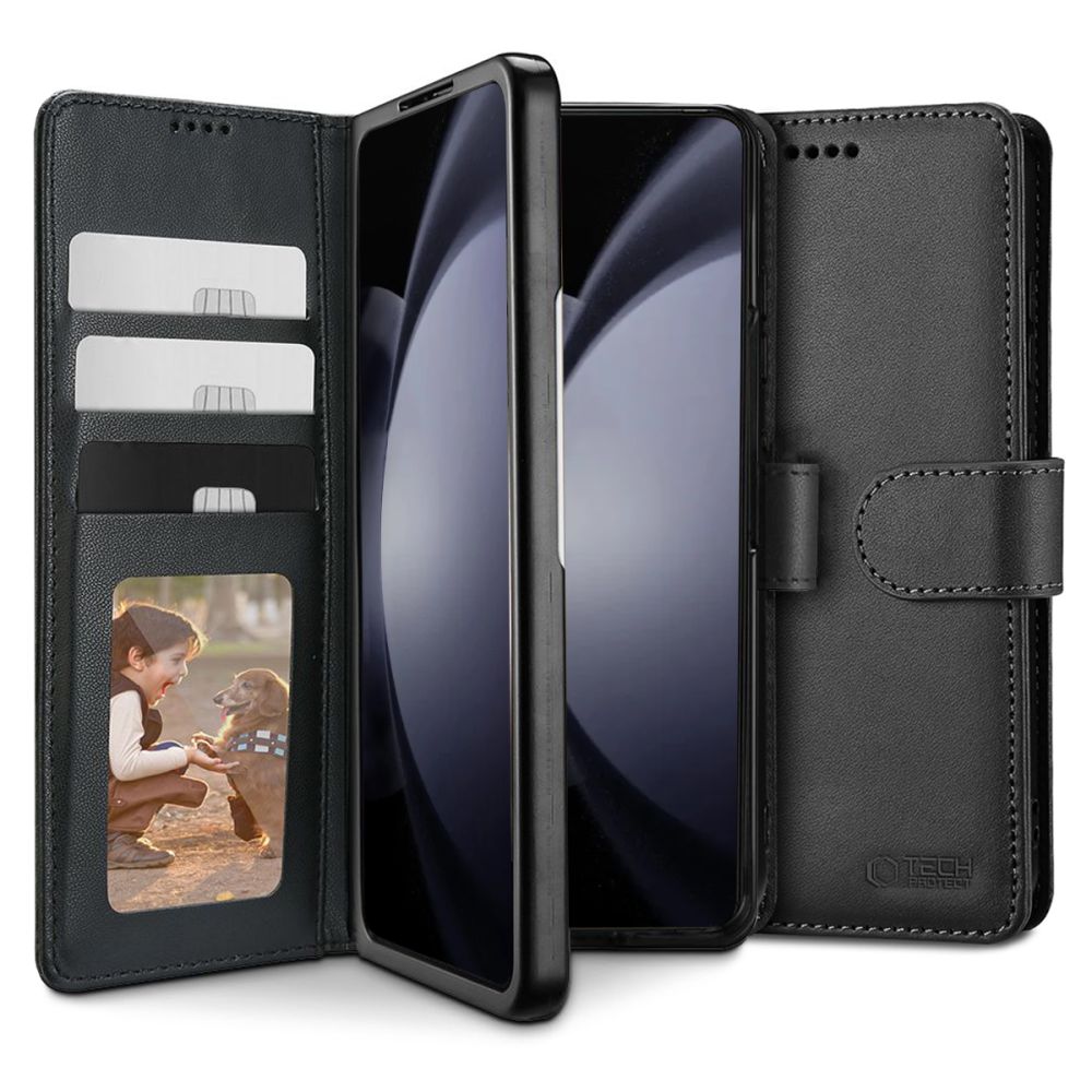 Tech - Protect Samsung Galaxy Z Fold6 Θήκη Πορτοφόλι Stand από Δερματίνη - Black