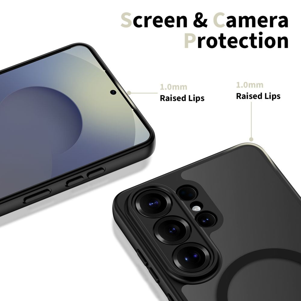 Tech - Protect Samsung Galaxy S26 Ultra - Σκληρή Θήκη με Πλαίσιο Σιλικόνης και MagSafe - BasicMag - Matte Black