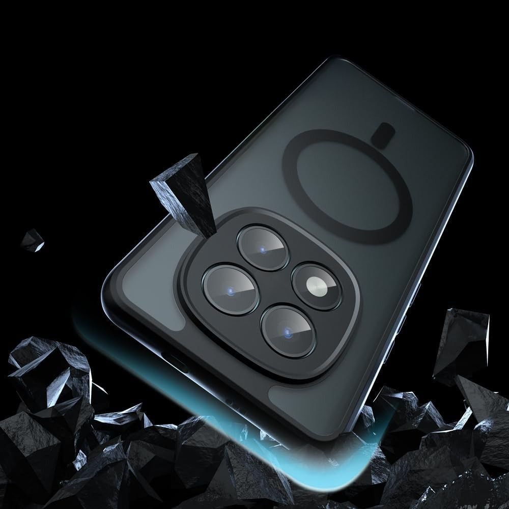 Tech - Protect Xiaomi Redmi Note 15 Pro 5G - Σκληρή Θήκη με Πλαίσιο Σιλικόνης και MagSafe - MagMat MagSafe - Matte Black