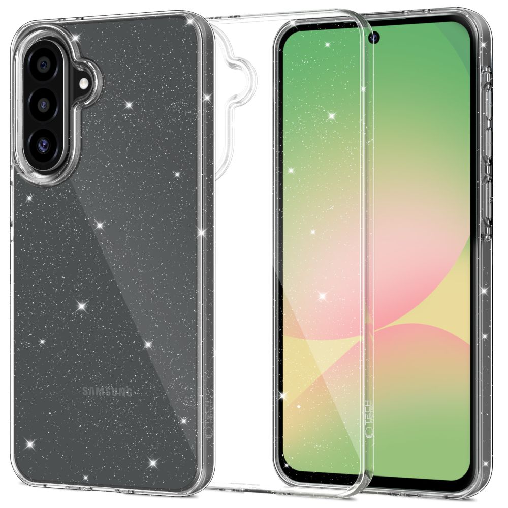 Tech - Protect Samsung Galaxy A36 / A37 5G - Θήκη Σιλικόνης - Flexair - Clear Glitter